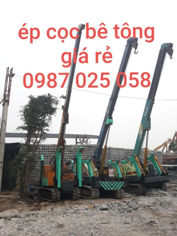 Mức giá ép cọc bê tông hiện nay