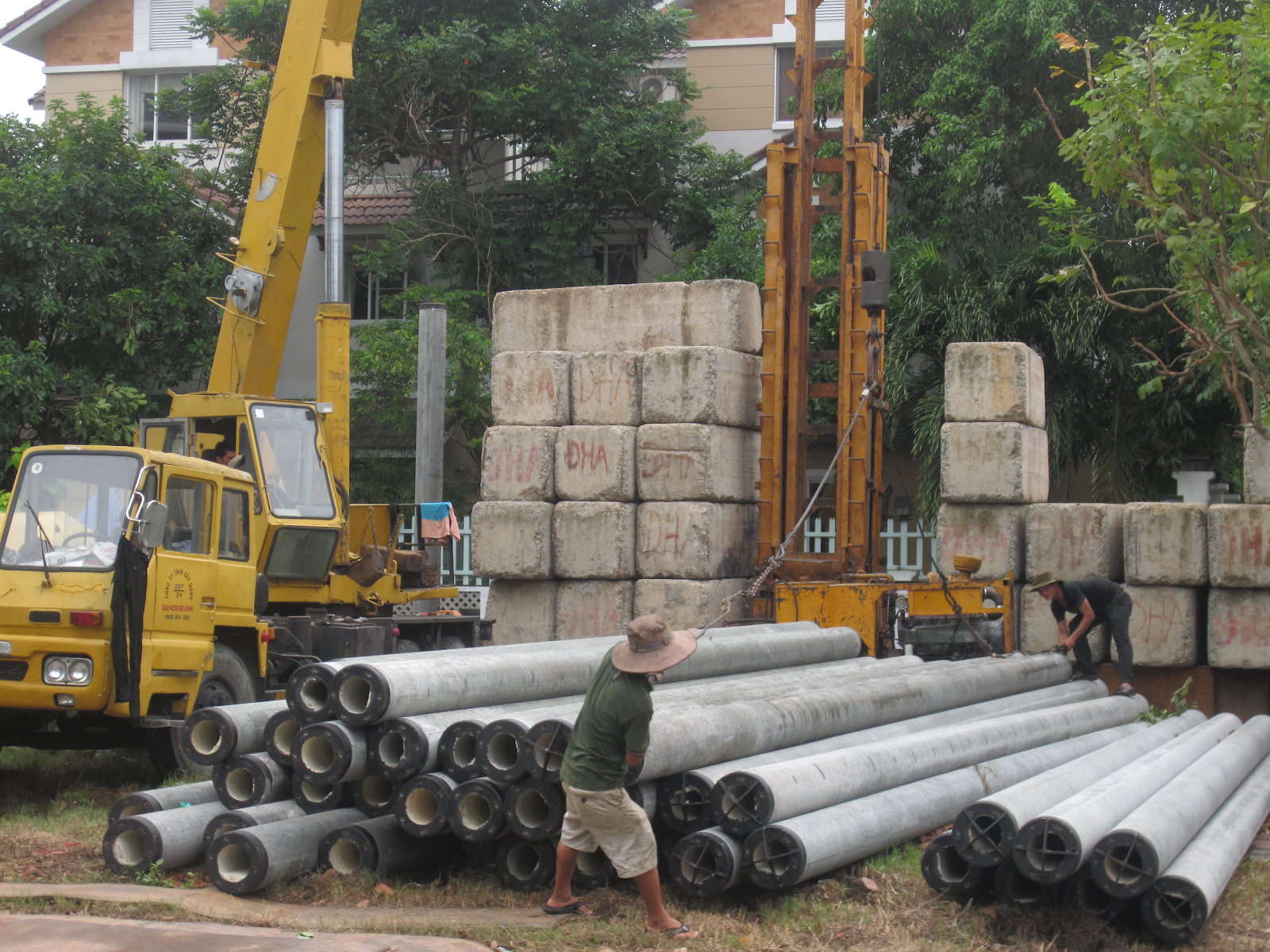 Những yêu cầu kỹ thuật cần biết khi thực hiện ép cọc bê tông Thạch Thất